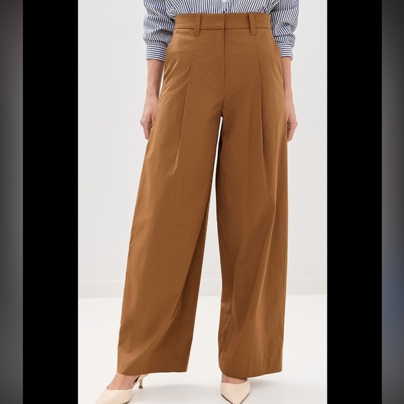 Tibi Fluid Suiting Stella Pants Brown/Rust Size 4 - Picture 1 of 5